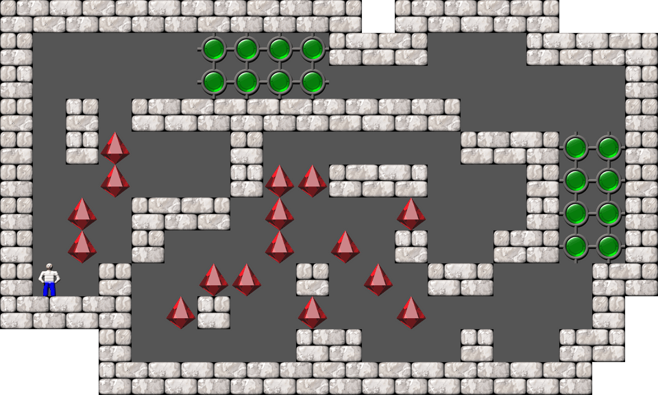 Sokoban Mass Remodel level 1263